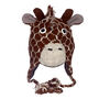 Giraffe Hand Knitted Woollen Animal Hat, thumbnail 4 of 5