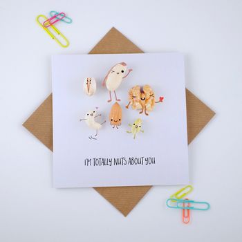 I'm Totally Nuts About You Greeting Card, 2 of 2
