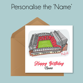 Liverpool Fc Personalised Birthday Card, 2 of 5