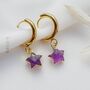 Amethyst February Birthstone Earrings, thumbnail 1 of 10