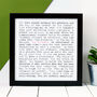 The Graduate Quotes Print, Uni Graduation Gift, thumbnail 2 of 9