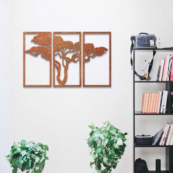Metal African Tree Wall Art: Nature Room Decor, 10 of 12