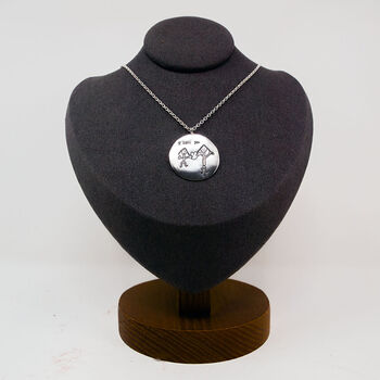 Your Own Drawing Personalised Silver Keepsake Necklace, 2 of 4