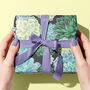 Luxury Succulent Wrapping Paper Sheets, thumbnail 2 of 5