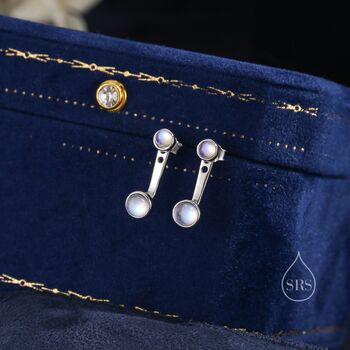 Sterling Silver Moonstone Ear Jacket, 3 of 10