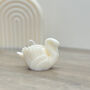 White Swan Candle Sculptural Home Decor Gift For Her, thumbnail 10 of 12