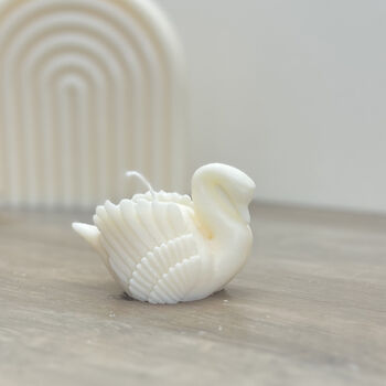 White Swan Candle Sculptural Home Decor Gift For Her, 10 of 12