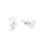 Kylie Sterling Silver Hashtag Stud Earrings, thumbnail 2 of 2