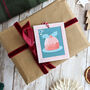 Festive Retro Stamps Gift Tags, thumbnail 5 of 10