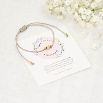 Will You Be My Bridesmaid Wish Bracelet, 3 of 6