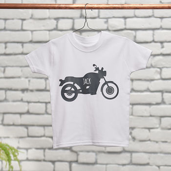 Father And Child Motorbike T Shirt Set, 2 of 9