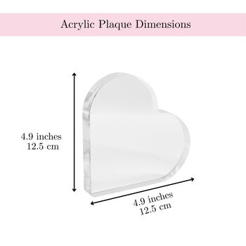 Personalised Engagement Photo Acrylic Plaque, 4 of 5
