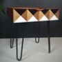 Vintage Drawer Side Table With Geometric Design, thumbnail 5 of 8