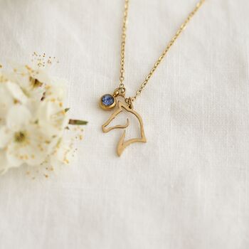 Equestrian Gift, Horse Necklace For A Girl, 5 of 12