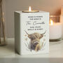 Highland Cow Tealight Holder For New Homes, thumbnail 1 of 3