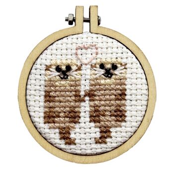 You're Otterly Amazing! Mini Matchbox Cross Stitch Kit, 3 of 3