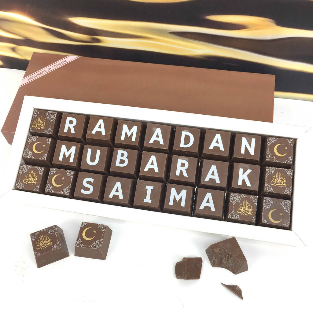 Personalised Chocolates For Eid Celebrations At Ramadan By Cocoapod