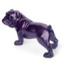 Standing English Bulldog Figurine, Purple Sparkle Finish, thumbnail 4 of 6