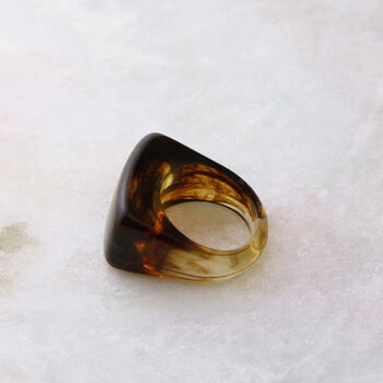 Transparent Chunky Resin Ring, 6 of 12