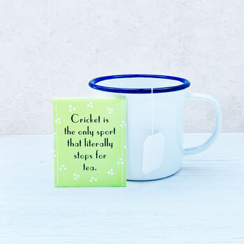 Cricket Gifts: Cricket Lovers Tea Gift Set, 10 of 12