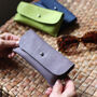 Ladies Personalised Sunglasses Case In Italian Leather, thumbnail 9 of 12