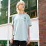 Bad Apple Unisex Printed T Shirt In Green, thumbnail 6 of 6