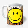 Leopard Print Animal Print Smiley Face Mugs Choice Of Four Colours, thumbnail 7 of 8