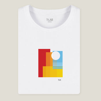 Sun Sea Sand White Beach T Shirt, 2 of 8