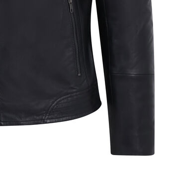 Luxury Biker Leather Jacket Men's, 8 of 10