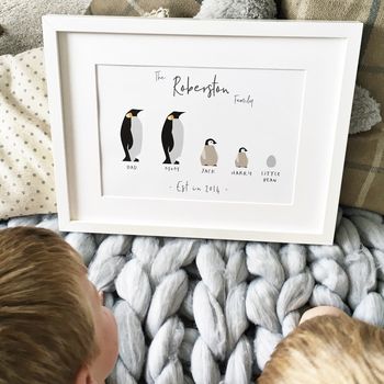 Family Penguin Print, 8 of 9