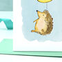 Hedgehog 8th Birthday Card, thumbnail 2 of 8