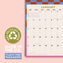 2026 A4 Calendar | Checks And Stripes | Sunday Start, thumbnail 5 of 5