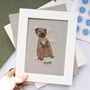 Embroidered Personalised Dog Artwork, thumbnail 5 of 8