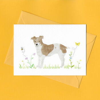 Jude The Jack Russell Illustrated Blank Greeting Card, 3 of 10