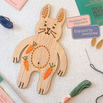 Learn To Sew Rabbit Kit Craft Kit For Kids, 5 of 8