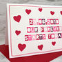 'Our Forever Starts Today' Personalised Wedding Card, thumbnail 2 of 4