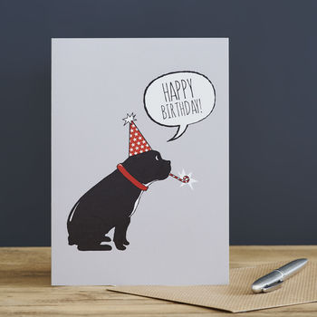 French Bulldog Birthday Card, 2 of 2