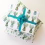 Green Pots And Leaves Wrapping Paper, thumbnail 5 of 5