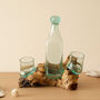 Whisky Decanter And Two Tumblers On Wood, thumbnail 9 of 9
