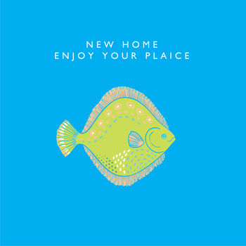 'New Home Enjoy Your Plaice' Card, 2 of 2
