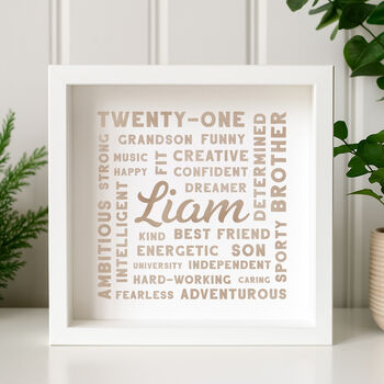 Personalised Word Art Print – Any Occasion, 3 of 5