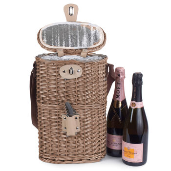 Personalised Wicker Wine Cooler Basket, 7 of 9