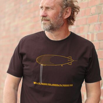 Airship T Shirt In Organic Cotton, 9 of 9