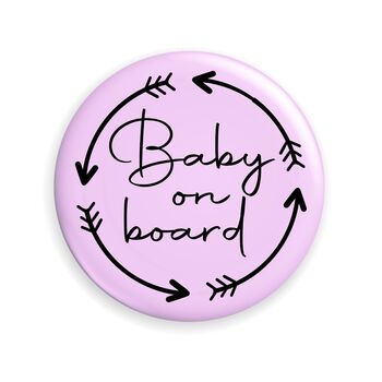 Baby On Board Button Badge, 3 of 5