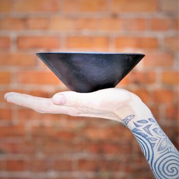 11th Anniversary Gift, Steel Conical Bowl, 3 of 12
