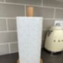 Solid Oak Round Kitchen Roll Holder, thumbnail 2 of 2