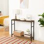 Two Tier Hallway Console Table With Adjustable Shelf, thumbnail 1 of 11