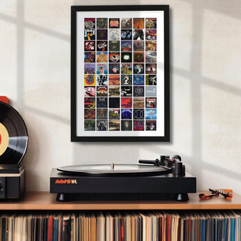 Heavy Metal Music Personalised Gift Greatest Metal Albums Of All Time, 4 of 9