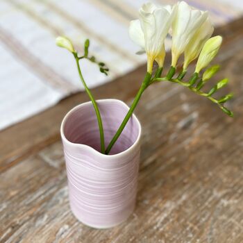 Heart Shaped Porcelain Bud Vase, 3 of 10
