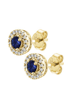 Orla Lab Grown Diamond/Created Gemstone Earrings, 3 of 12